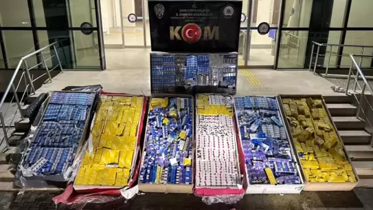 Şanlıurfa'da 40 Bin Paket Kaçak Sigara Operasyonu: 3,5 Milyon Lira Değerindeki Mallar Ele Geçirildi