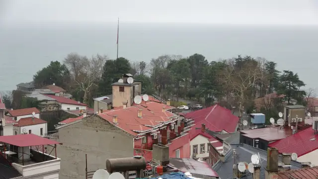 Kale çevresindeki eski tarım arazileri