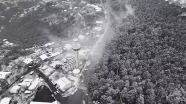 İstanbul’un Yüksek Kesimlerinde Büyüleyici Kar Manzaraları