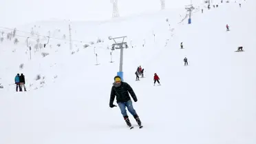 Bitlis’te Yarıyıl Tatili: El‑Aman Hanı Kayak Merkezi Kalabalık