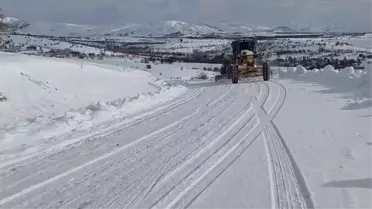 Elazığ’da Şiddetli Kar Yağışı 273 Köy Yolunu Kapatıyor