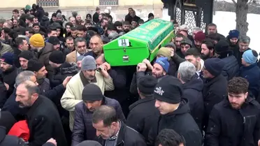 Erzurum'da Yangın Felaketi: İki Kişi Hayatını Kaybetti, Cenaze Töreni Gerçekleşti