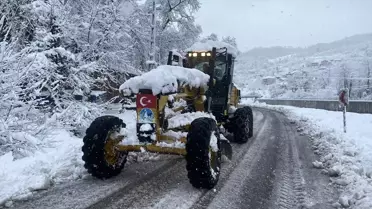 Kar yağışı sonrası temizlik ekipleri