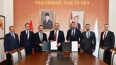 Tekirdağ Saray’da Aile Sağlığı Merkezi ve Acil Sağlık İstasyonu Protokolü İmzalandı