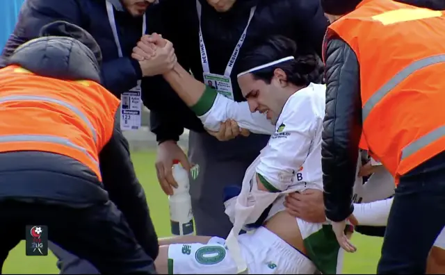 Baran Başyiğit maçta