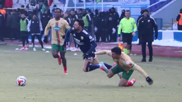 Erzurumspor, Amedspor'u 2-0'lık Galibiyetle Mağlup Etti