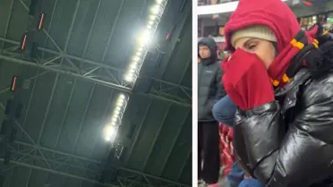 Galatasaray Taraftarlarından Soğuk Hava Eleştirisi: Stadyum Isıtıcıları Açılmadı