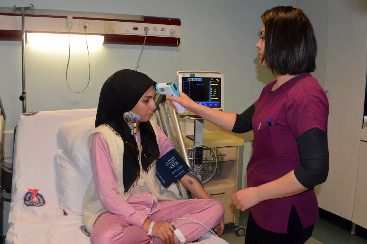 Kahramanmaraş'ta kalp ameliyatı geçiren genç kadın