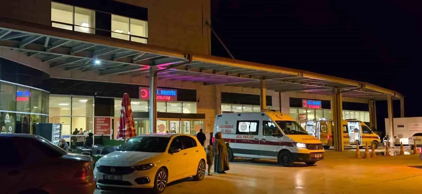 Vezirköprü'de Hafif Ticari Araç Devrildi: 6 Kişi Yaralandı