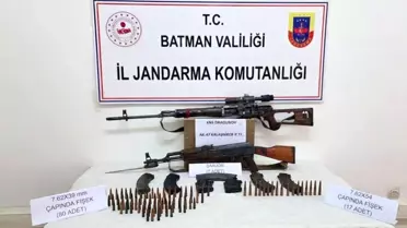 Batman’ın Sason İlçesinde Silah ve Mühimmat Operasyonu: Ş.T. Tutuklandı