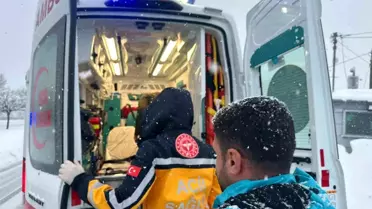 UMKE tarafından hastane girişine getirilen diyalliz hastası