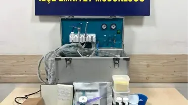 Ele geçirilen diş hekimliği ekipmanları