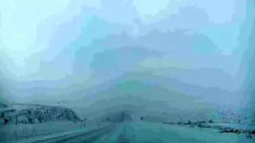 Karla kapalı Sivas‑Malatya karayolu