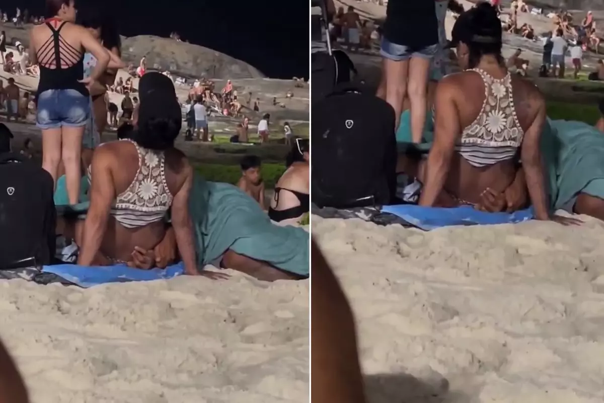 Brezilya Sahilinde Çocukların Önünde Uygunsuz Davranışa Polis Müdahalesi