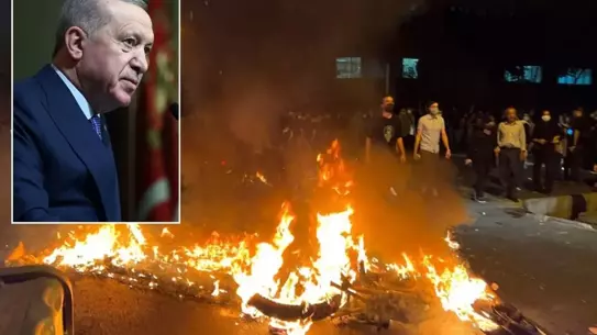 İran protestoları sahnesi