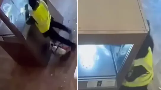 Kamera kayıtlarından bir kare: Louvre’da hırsızların hareketi