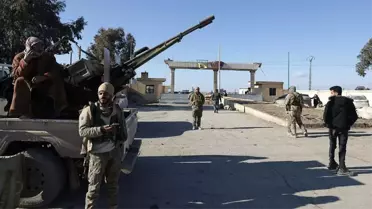 Suriye'de hapishane dış görünüşü