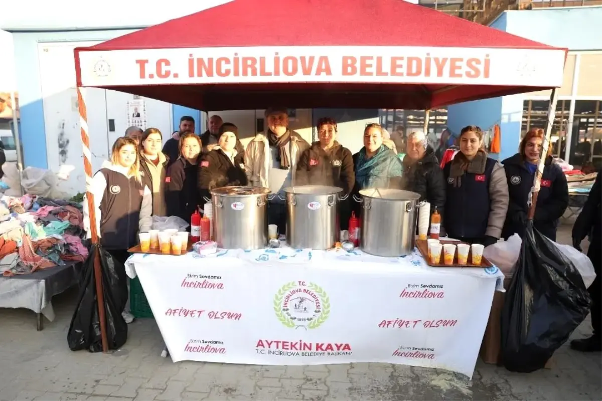 İncirliova’da Başkan Kaya’dan Soğuk Kış Günlerinde Sıcak Çorba Desteği