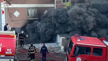 Şanlıurfa'da Koltuk ve Yatak Atölyesinde Çıkan Yangın Kontrol Altına Alındı