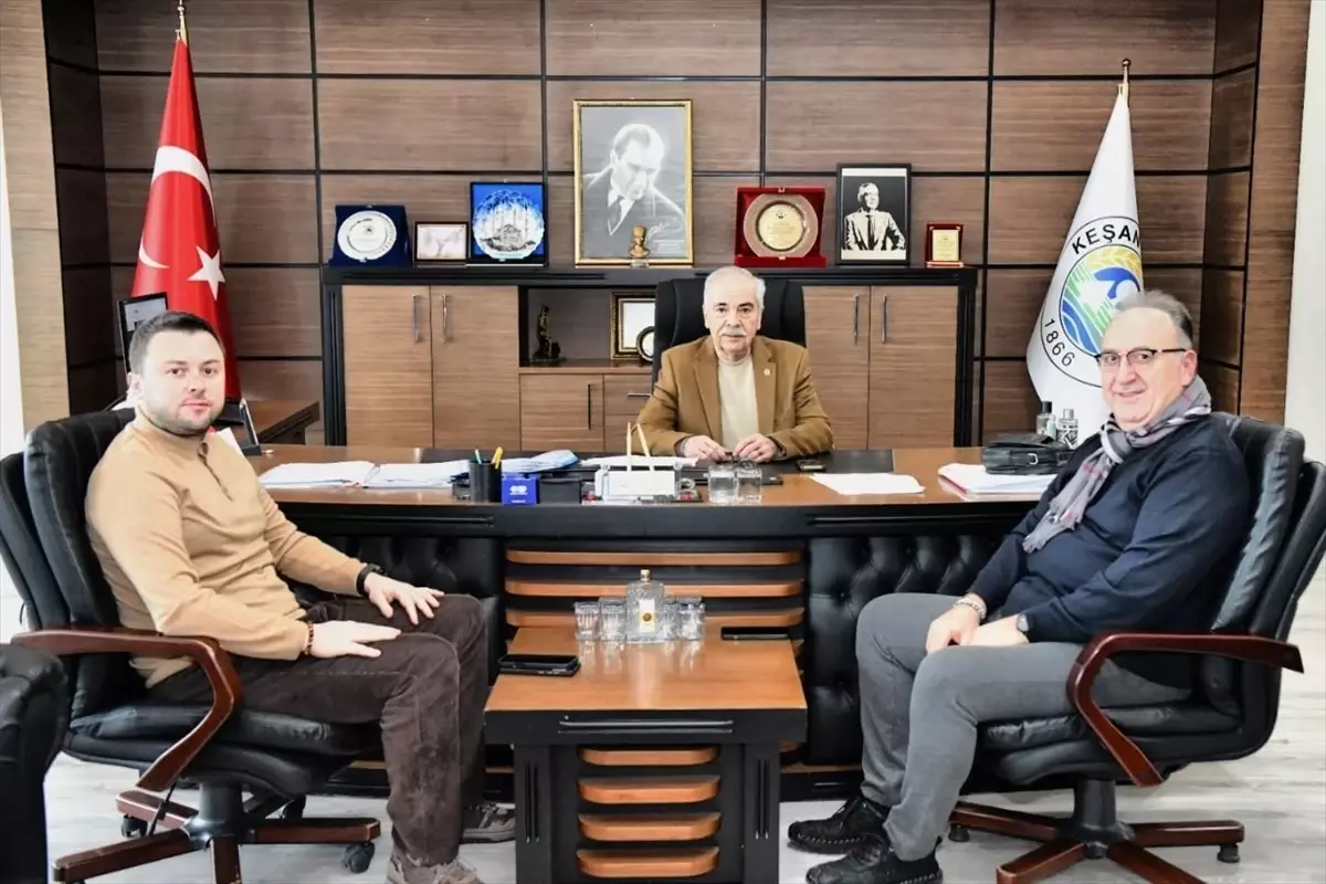 Keşan Ticaret Odası Başkanı, Belediye Başkanıyla Ortak Projeler Üzerine Görüştü