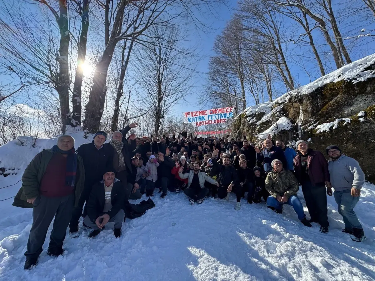 Kumru’da Buzlu Zincir Kayak Festivali 150 Katılımcıyı Coşturdu