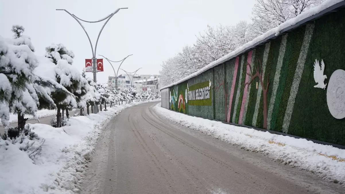 Şırnak'ta Şiddetli Kar Yağışı Ulaşımı Zorlaştırıyor
