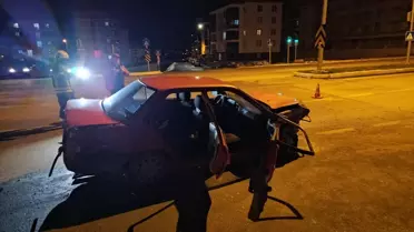 Kaza sonrası ambulansların görüntüsü