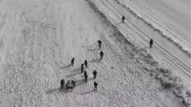 Jandarma ekipleri çeteyi yakalarken