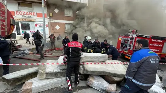 Yangın anındaki fotoğraf