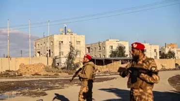 Rakka hapishane çevresi