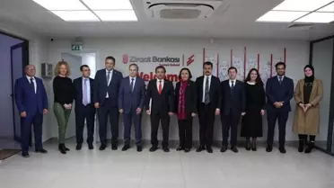 Büyükelçi Küçükyılmaz Ziraat Bankası’nda