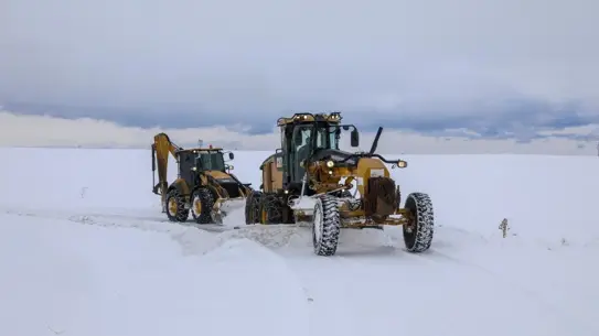 Karla kaplı Van yolu