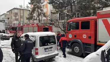 Yangın sonrası binanın dış görüntüsü