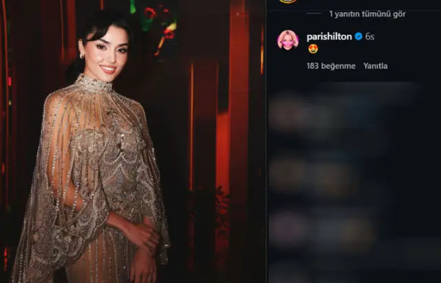 Hande Erçel son çekimden bir kare