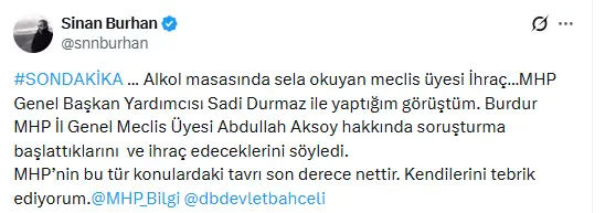 MHP yetkilileri açıklama yapıyor