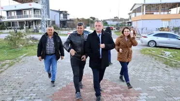 Yunusemre Belediye Başkanı Balaban, Küçüksümbüller Mahallesi'nde Projeleri Yerinde İnceledi