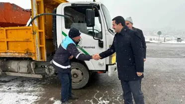 Kar temizleme araçları ve tuz serpme işlemi