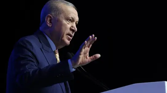 Cumhurbaşkanı Erdoğan açılışta konuşma yapıyor