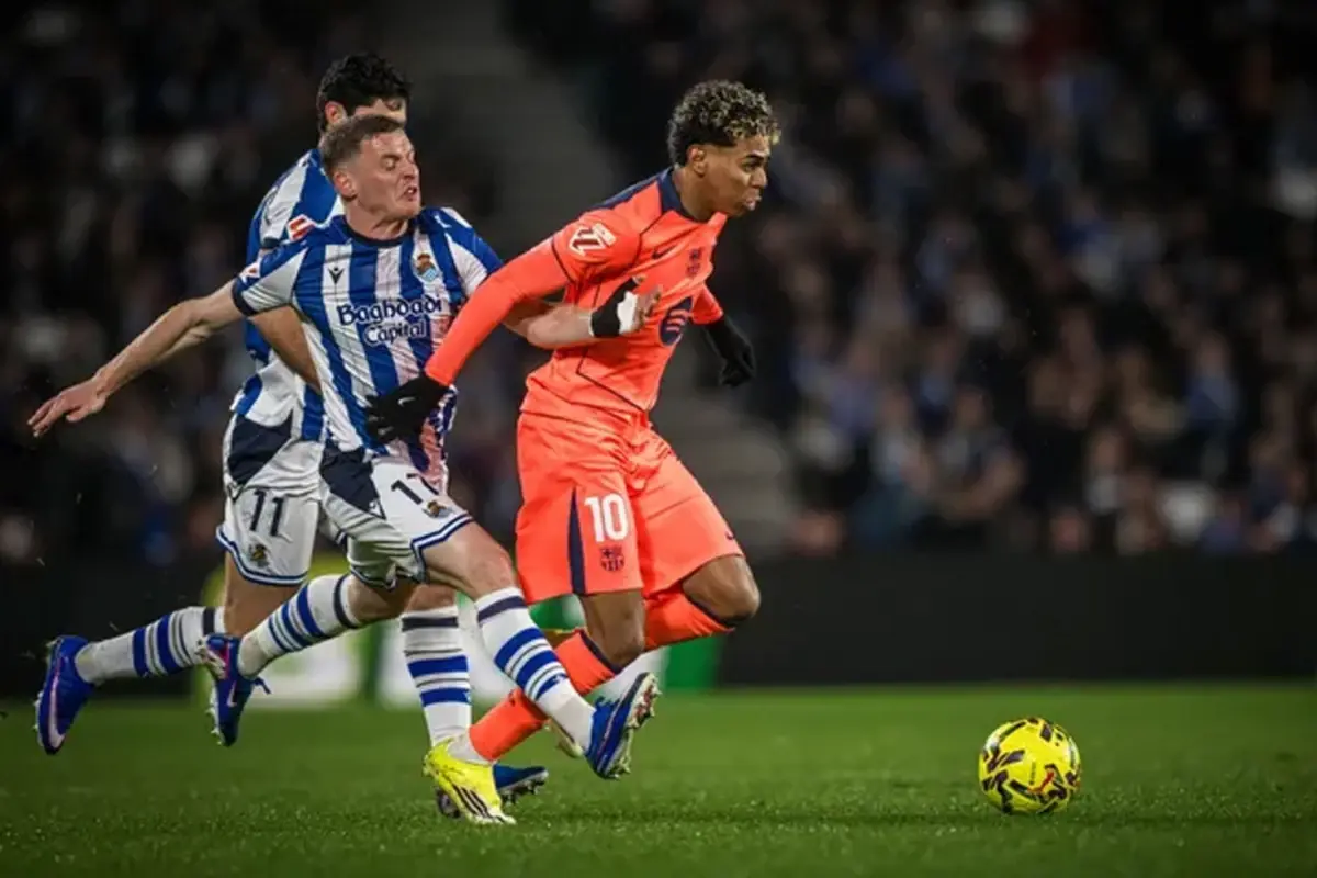 Real Sociedad, Barcelona'yı 2-1 Yenerek 9 Maçlık Yenilmezlik Serisine Son Verdi