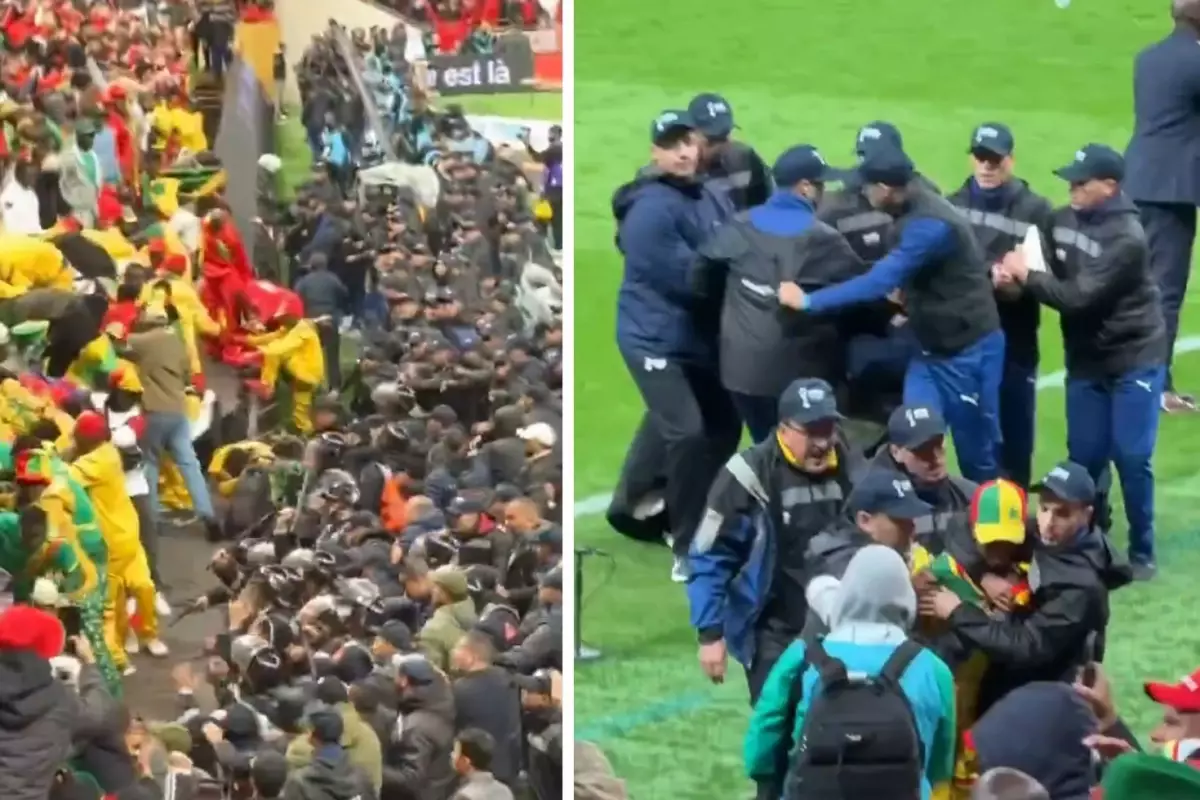Senegal Taraftarlarına Polis Müdahalesi: Finalde Gergin Anlar Viral Oldu