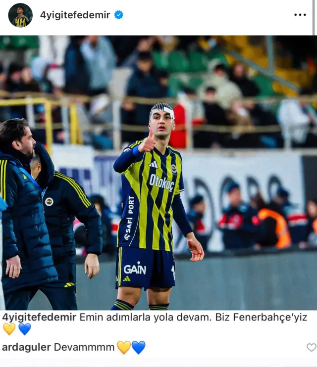 Arda Güler'in sosyal medya paylaşımı