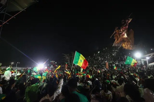 Maçın heyecanlı anlarından bir kare