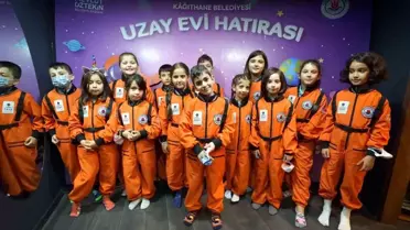 Kağıthane spor kompleksinde çocuklar etkinlik yapıyor