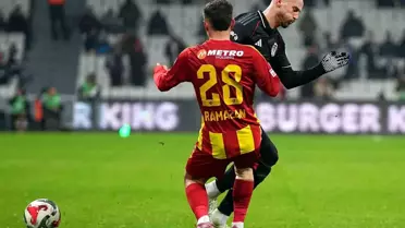 Maçın önemli anlarından bir kare