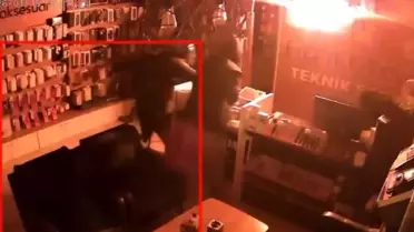 Adana’da Gizemli Hırsızlık Olayı Güvenlik Kameralarına Yansıdı