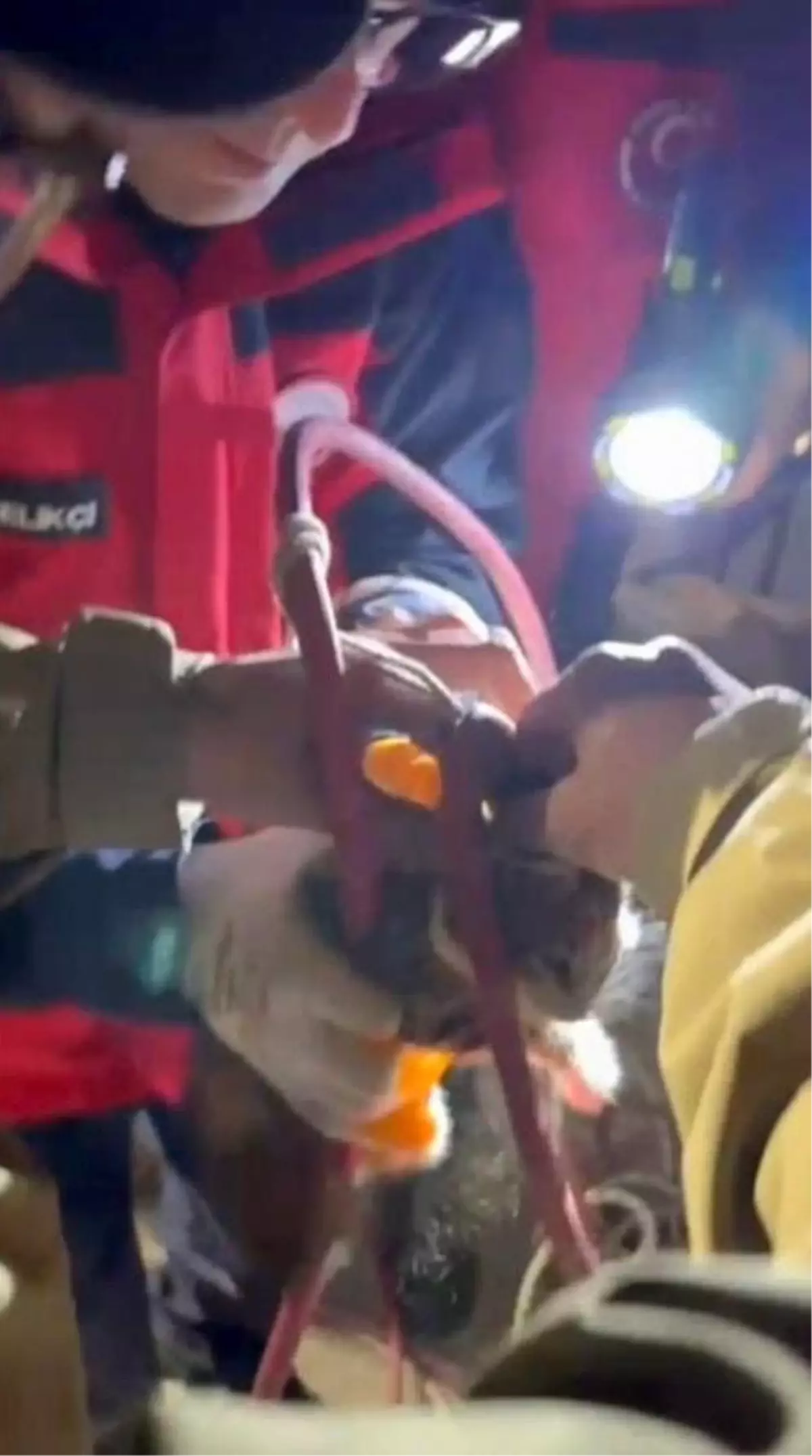 Ayvalık'ta Yavru Kedi, Su Pompası Deliğinden İtfaiye Ekiplerinin Kahramanlığıyla Kurtarıldı