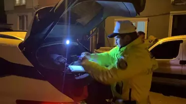 Polis ekiplerinin kovalamaca anı