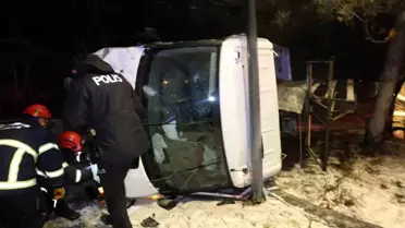 Kaza anındaki polis ekipleri