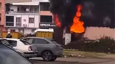 İtfaiye ekiplerinin müdahalesi