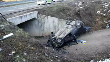 Kaza yerinde çekilmiş fotoğraf